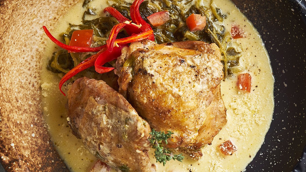 Creamy Chicken with Basmati Pilaf Rice