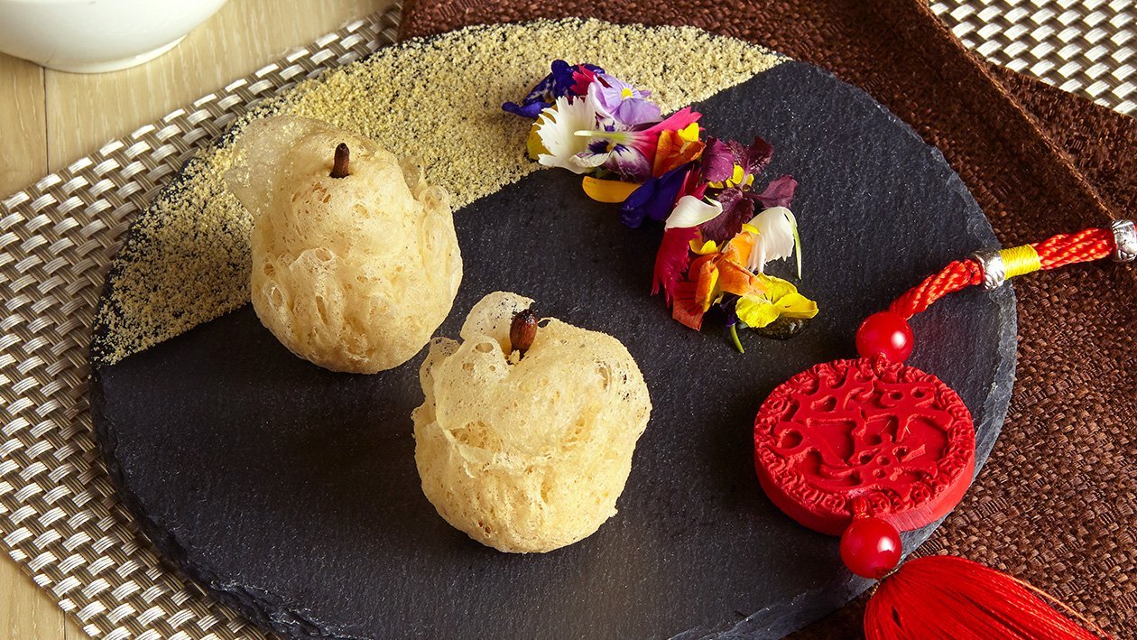 Snow Bird’s Nest Yuzu Balls