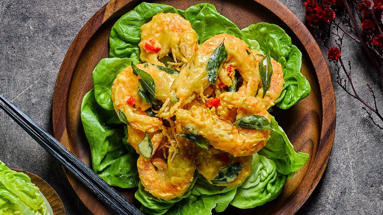 Salted Egg Prawn