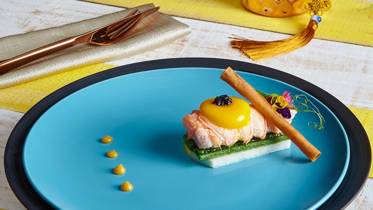 Lobster with Salted Egg Golden Lava