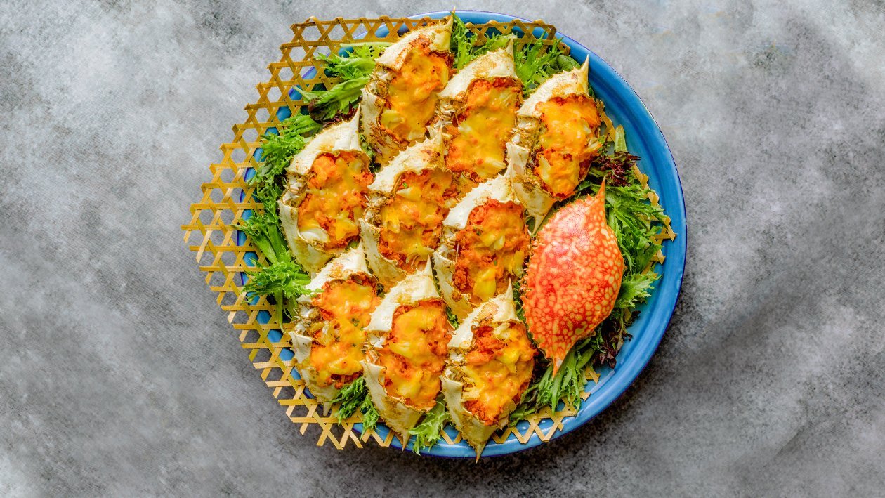 Baked Cheese Crab Rice