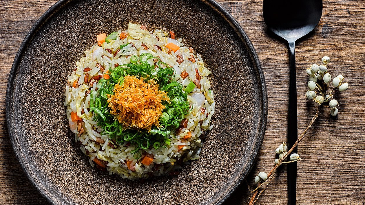 Yuan-Yang Pesto Fried Rice