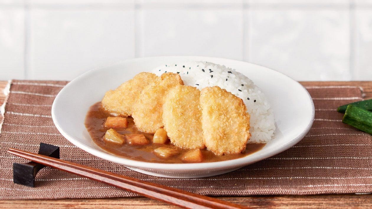 日式咖喱素炸鸡饭