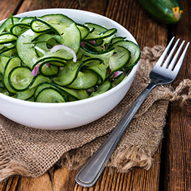 3. Salt and drain cucumbers 3. Salt and drain cucumbers